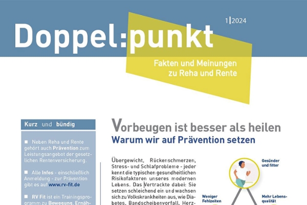 Kopfgrafik des Magazins Doppelpunkt Kopfgrafik des Magazins Doppelpunkt