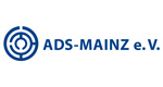 Logo des ADS Mainz e.V. als blauer Schriftzug