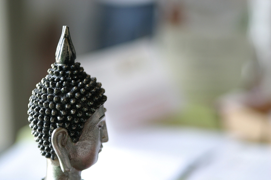 ein Buddha-Kopf