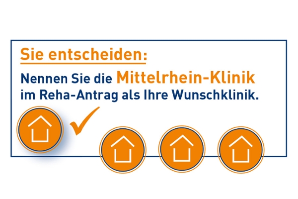 Logo mit dem Text: Sie entscheiden: Nennen Sie die Mittelrhein-Klinik im Reha-Antrag als Ihre Wunschklinik.